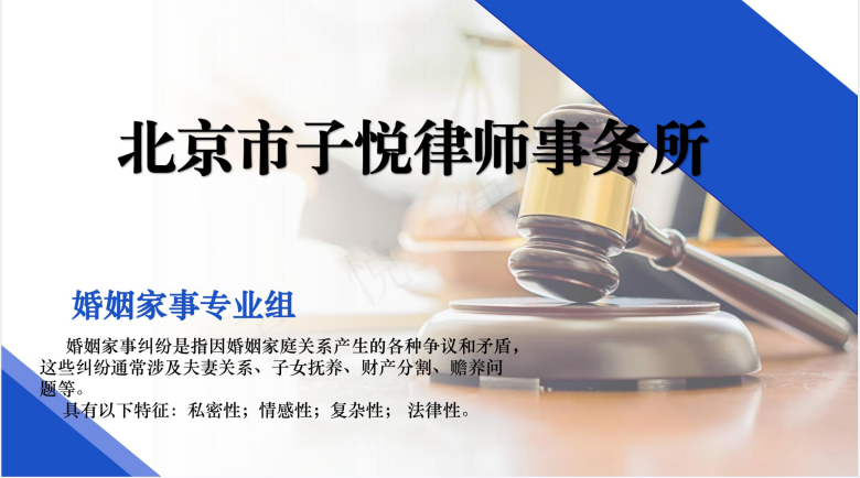 婚姻家事专业组
